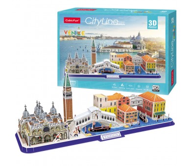 Puzzle 3D Venecia City Line 126pzs