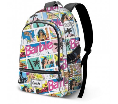 Mochila Comic Barbie 44cm adaptable