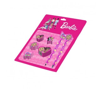 Blister papeleria Barbie