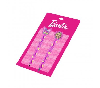 Blister boligrafo + lapiz Barbie