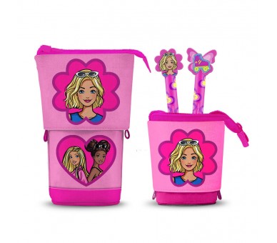 Portatodo + lapiz + boligrafo Barbie
