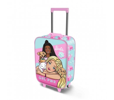 Maleta trolley 3D Pets Barbie 52cm