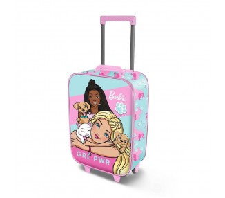 Maleta trolley 3D Pets Barbie 52cm
