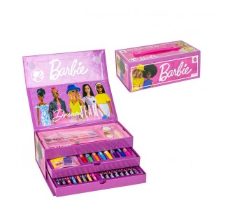 Maletin papeleria coloreable Barbie