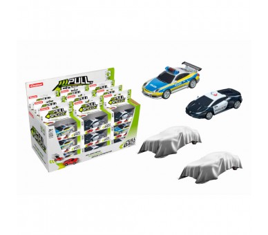 Coche Pull & Speed Policia luz y sonido surtido
