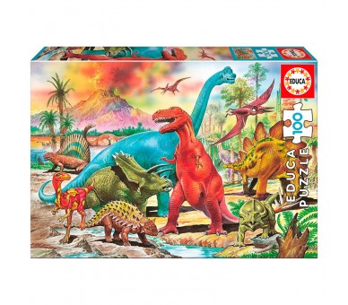 Puzzle Dinosaurios 100pzs