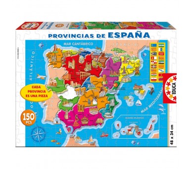 Puzzle Provincias de España 150pzs