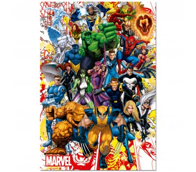 Puzzle Heroes de Marvel 500pzs