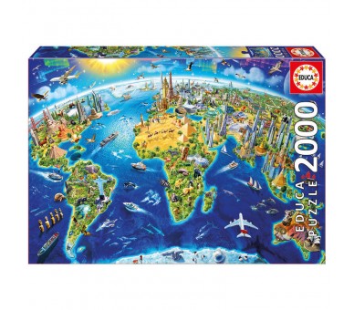 Puzzle Simbolos del Mundo 2000pzs
