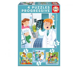 Puzzle Progresivo De Mayor Quiero Ser 12-16-20-25pzs