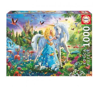 Puzzle La Princesa y el Unicornio 1000pzs