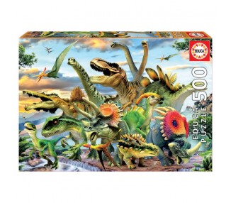 Puzzle Dinosaurios 500pzs
