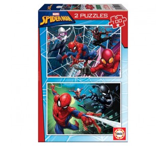 Puzzle Spiderman Marvel 2x100pzs
