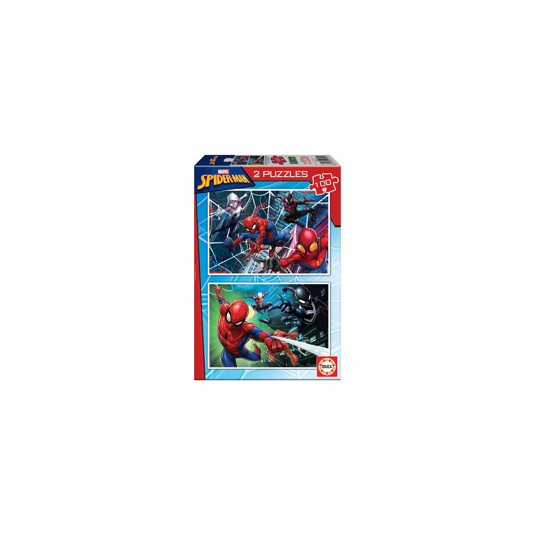 Puzzle Spiderman Marvel 2x100pzs