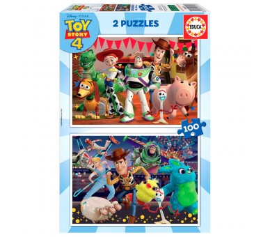 Puzzle Toy Story 4 Disney 2x100pzs