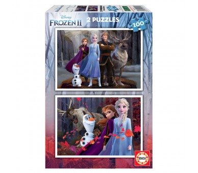 Puzzle Frozen 2 Disney 2x100pzs
