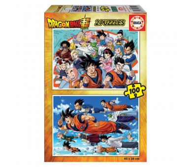 Puzzle Dragon Ball Super 2x100pzs