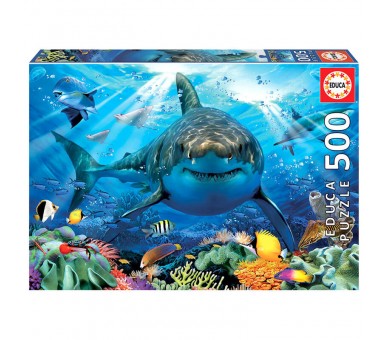 Puzzle Gran Tiburon Blanco 500pzs
