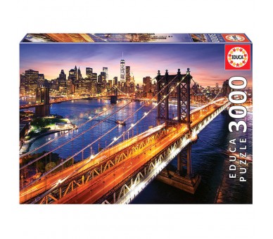 Puzzle Manhattan al Atardecer 3000pzs