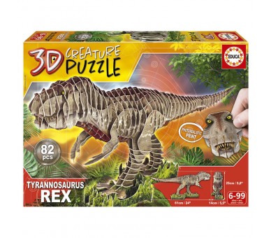 Puzzle 3D Creature T-Rex 82pzs