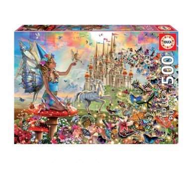 Puzzle Hadas y mariposas 500pzs