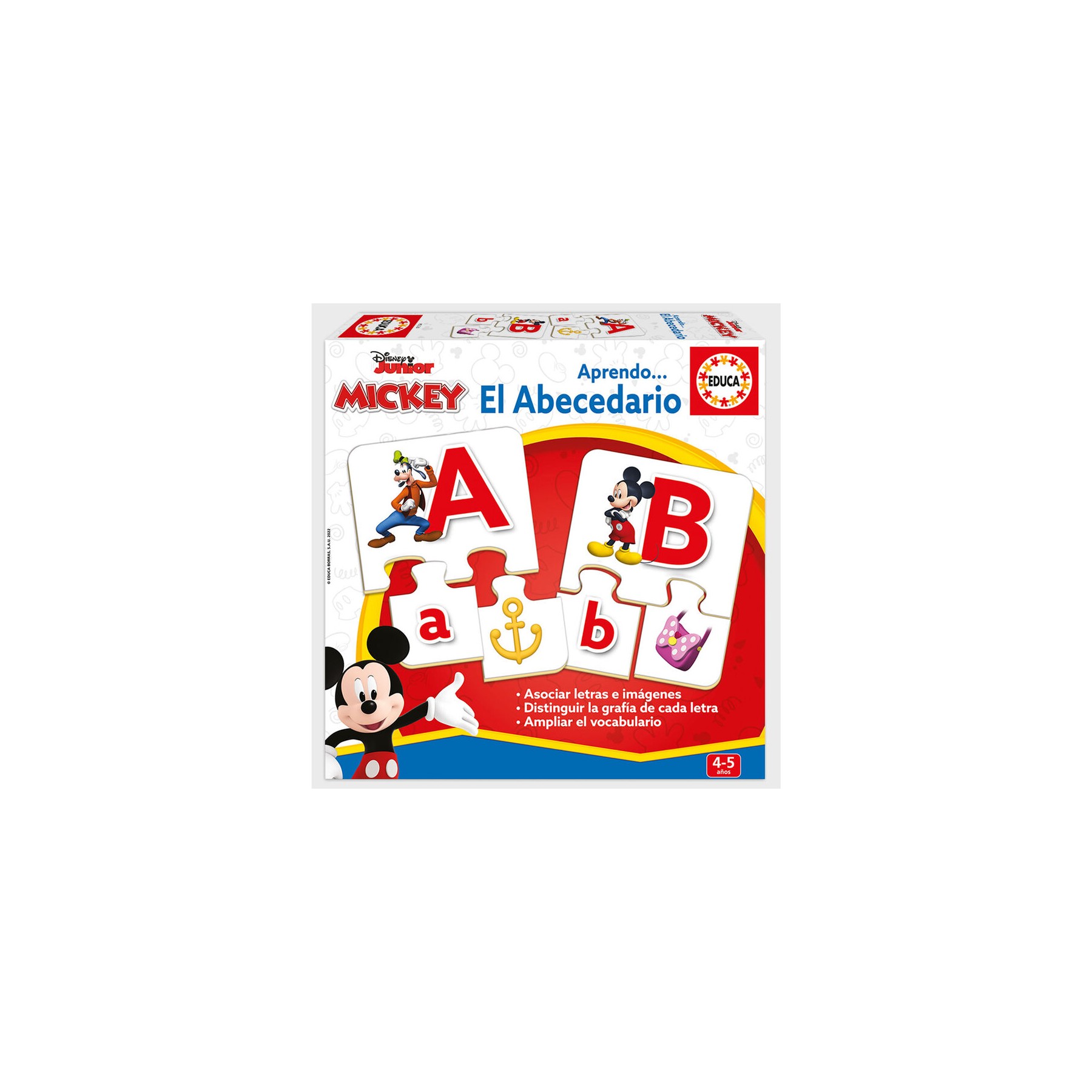 Juego Aprendo el abecedario Mickey Disney
