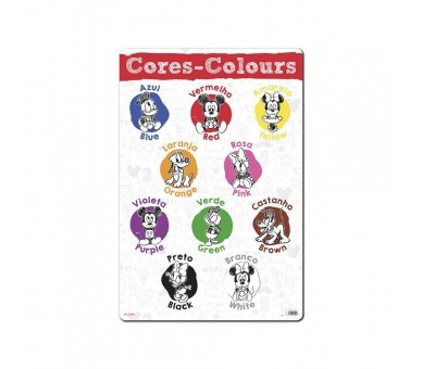 Lamina Educativa Colores Mickey Disney