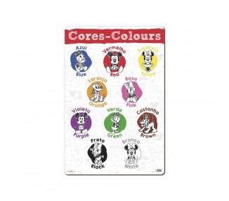 Lamina Educativa Colores Mickey Disney