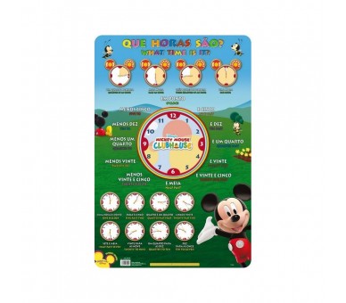 Lamina Educativa Que Hora Es portugues