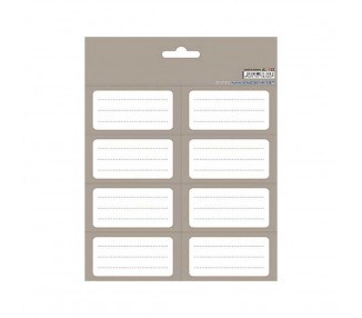 Etiquetas adhesivas grises