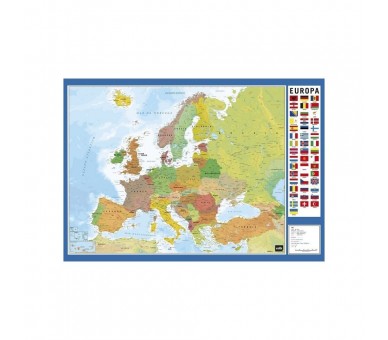 Vade tapete escritorio Mapa Europa Portugues