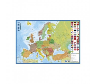 Lamina Educativa Mapa de Europa Frances