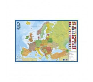 Lamina Educativa Mapa de Europa Frances