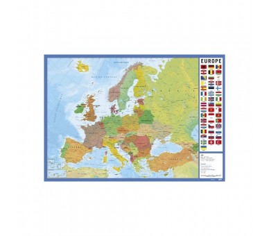 Vade tapete escritorio Mapa Europa Frances