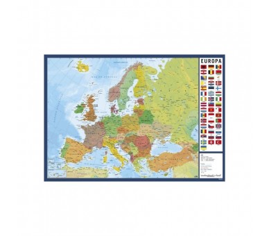 Vade tapete escritorio Mapa Europa español
