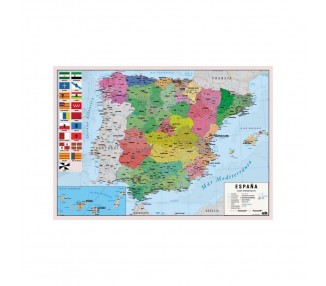 Vade tapete escritorio Mapa España español