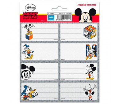 Etiquetas personajes Disney adhesivas