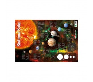 Lamina Educativa Sistema Solar español