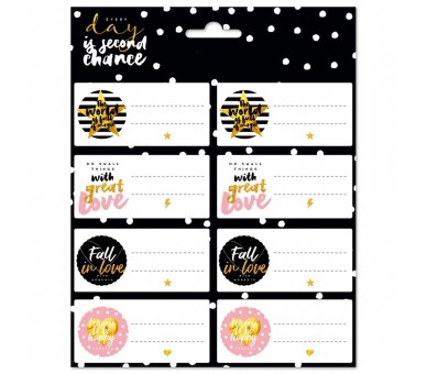 Etiquetas adhesivas Glitter Stars