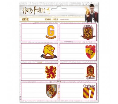 Etiquetas adhesivas Gryffindor Harry Potter
