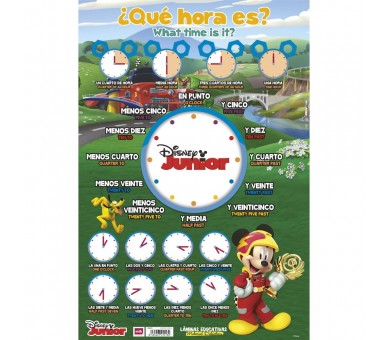 Lamina Educativa Que Hora Es