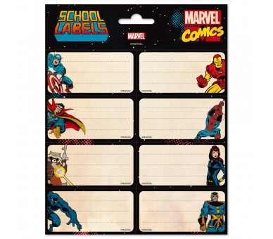 Etiquetas adhesivas Los Vengadores Avengers Marvel
