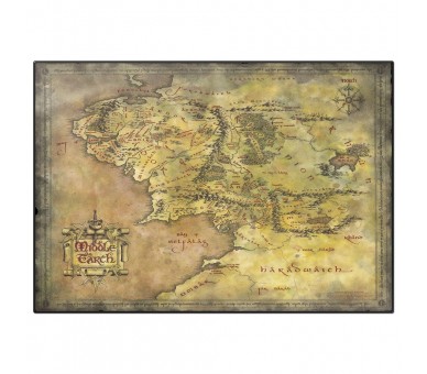 Vade tapete escritorio Mapa El Señor de los Anillos