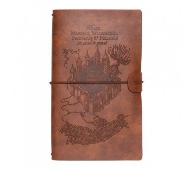 Cuaderno de viaje Mapa Merodeador Harry Potter