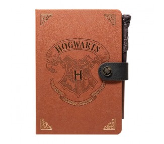 Cuaderno A5 premium + boligrafo varita Hogwarts Harry Potter