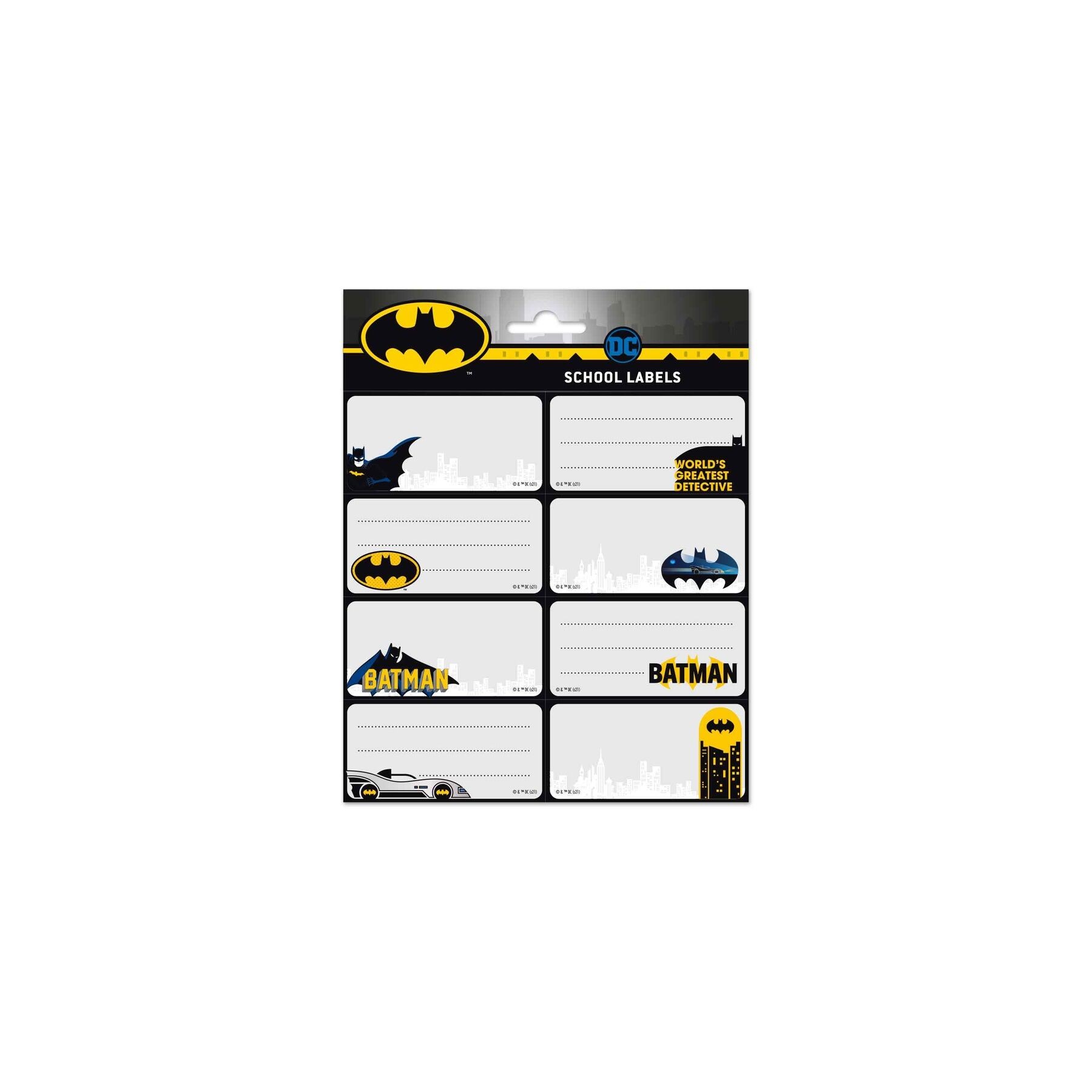 Etiquetas adhesivas Batman DC Comics