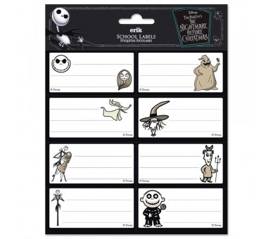 Etiquetas adhesivas Pesadilla Antes de Navidad Disney