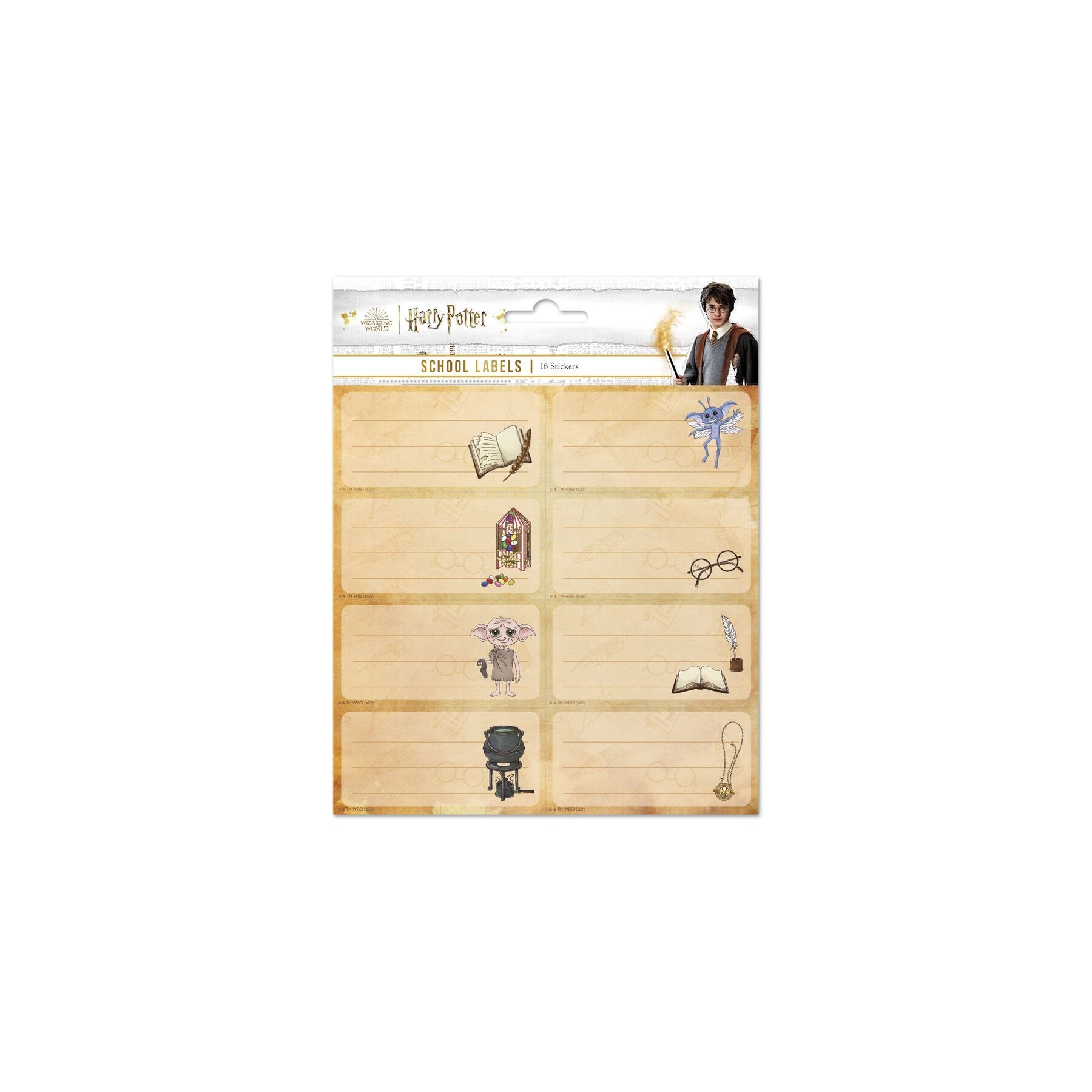 Etiquetas adhesivas Harry Potter