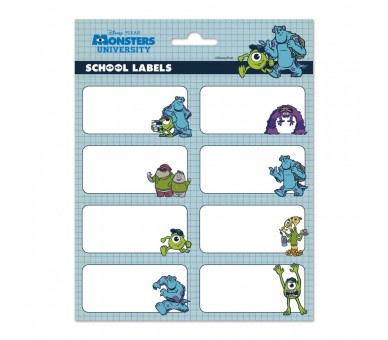 Etiquetas adhesivas Monstruos SA Disney Pixar
