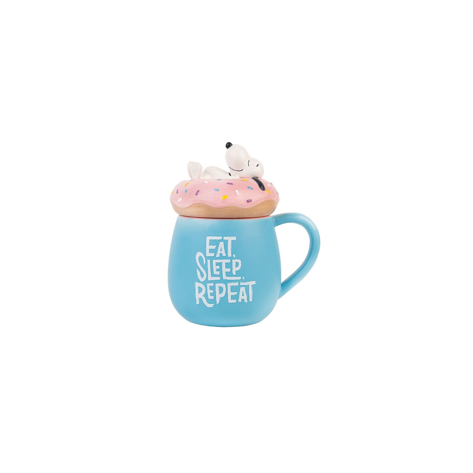 Taza 3D Eat Sleep Repeat Snoopy 500ml